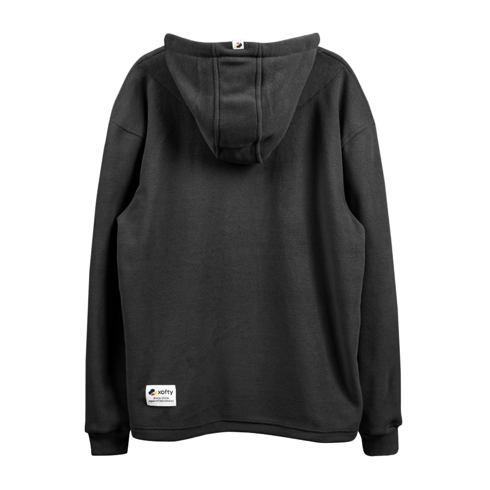 Xofty Valtari Polar Hoodie Sweater Black