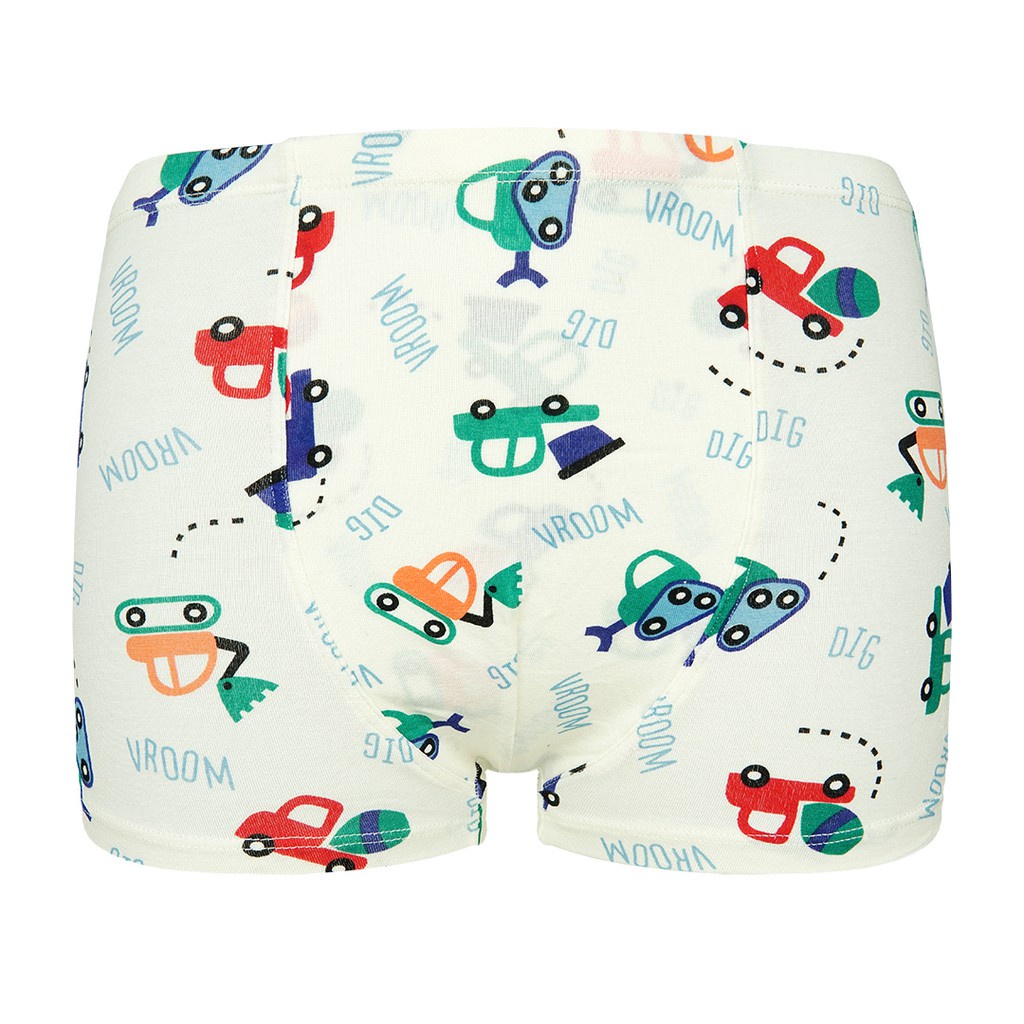 Flykids Celana Dalam Boxer Anak Laki Premium 3 Pcs Print Mobil Flykids Underwear FK 3161