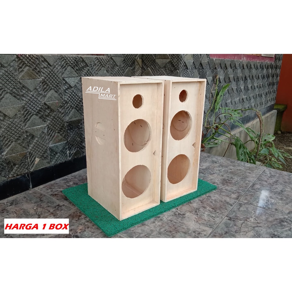 Box Speaker Kotak 3 way  isi 6inch 5 inch dan Tweter 2inch