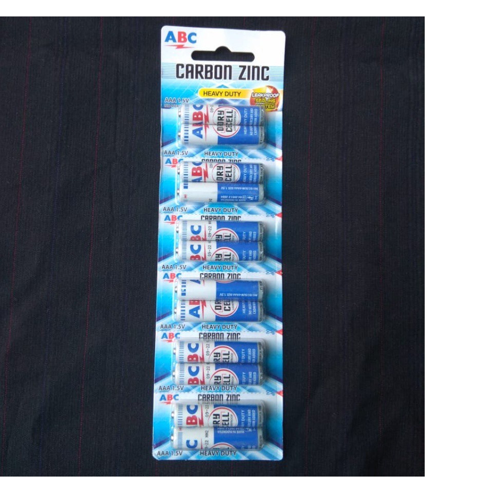 Baterai/Battery/Batere ABC Biru AAA Isi 1 Pcs