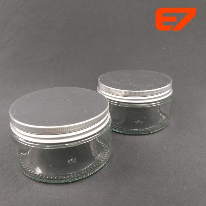 JAR KACA BELING BOTOL KACA TOPLES TUTUP ALUMINIUM 250ML (20PCS) GRT546545T