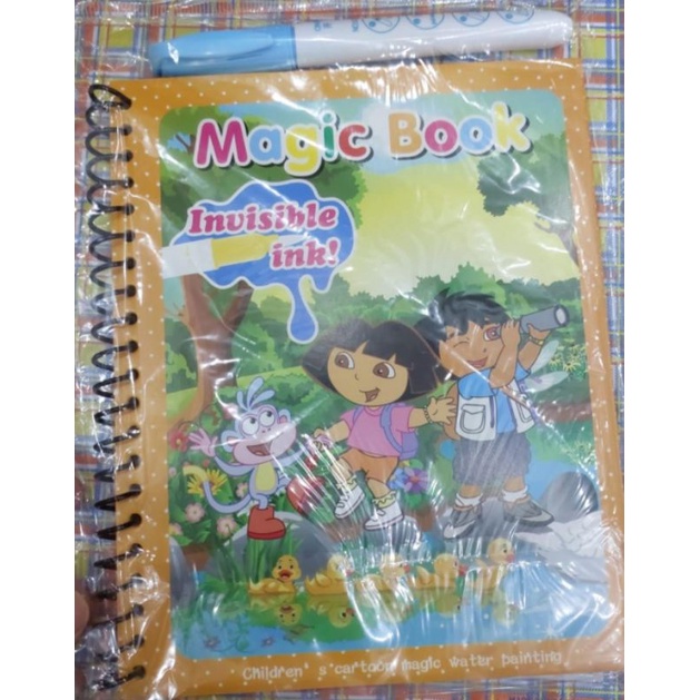 Magic Water Book / Book Water / Buku Mewarnai Ajaib / Magic Water Pen