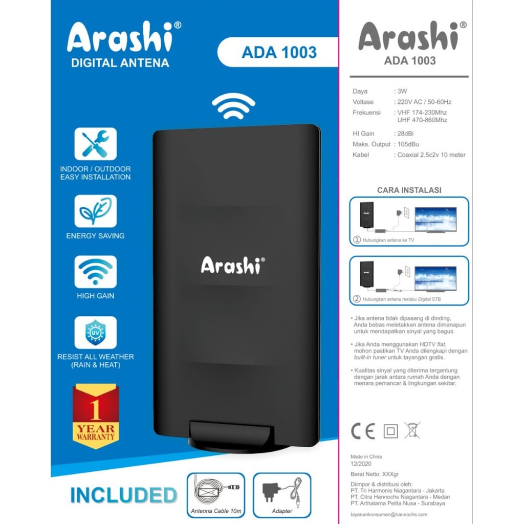 Antena Digital Arashi ADA1003