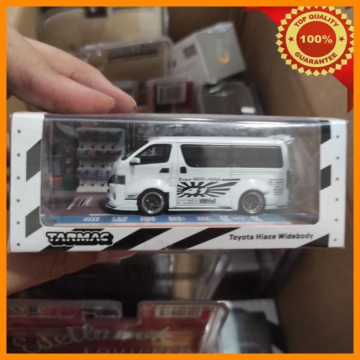 (GRA) TARMAC WORKS TOYOTA HIACE WIDEBODY WHITE