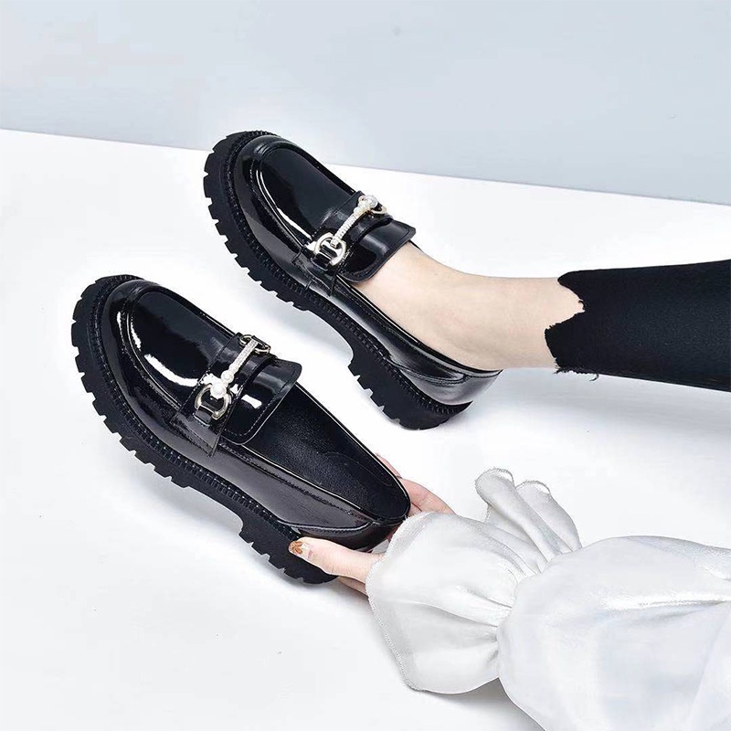 FD Sepatu Loafers Wanita Docmart Shoes Korean style Sepatu Kerja Import KI-042