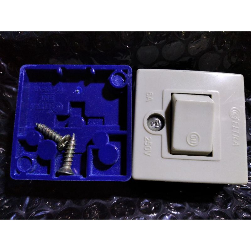 Saklar Tempel OB Engkel Single Piano ELTRA / Saklar Lampu / Switch