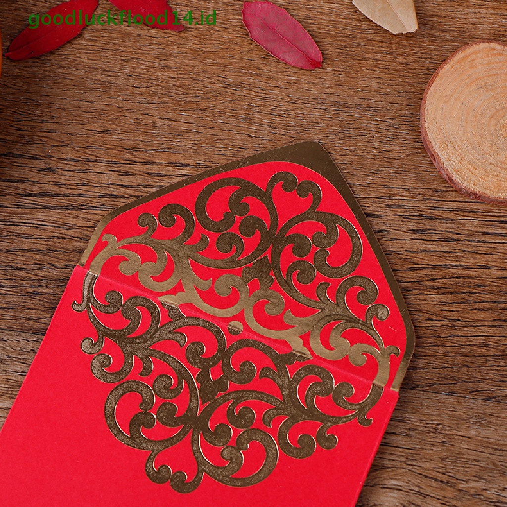 [GOOGFOUR] 10pcs New Year Wedding Amplop Merah Tikus Tahun Imlek Festival Musim Semi Tas Keberuntungan [TOP]