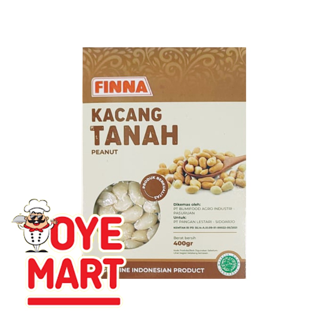 FINNA KACANG TANAH KUPAS 500GR