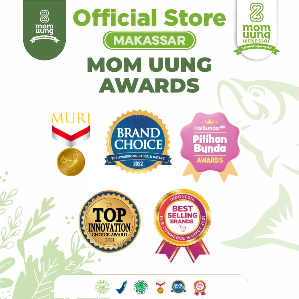 MOM UUNG ASI BOOSTER 60 KAPSUL/ PELANCAR ASI NATURAL / BPOM HALAL / MOMUUNG MAKASSAR