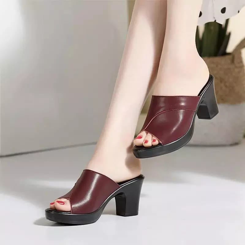 Sendal High Heels Kantoran Bisa Cod Haihil Lebaran Idhulftiri Haihils Wanita Terbaru 2026 Sandal Hel