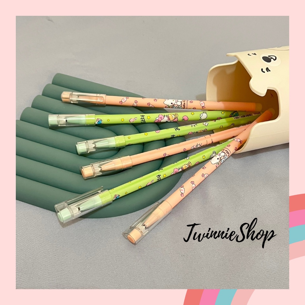 PULPEN ODEMEI BISA DIHAPUS QIDUO HELLO KITTY ERASEABLE LUCU ALAT TULIS PEN PENA BOLPEN SEKOLAH MURAH