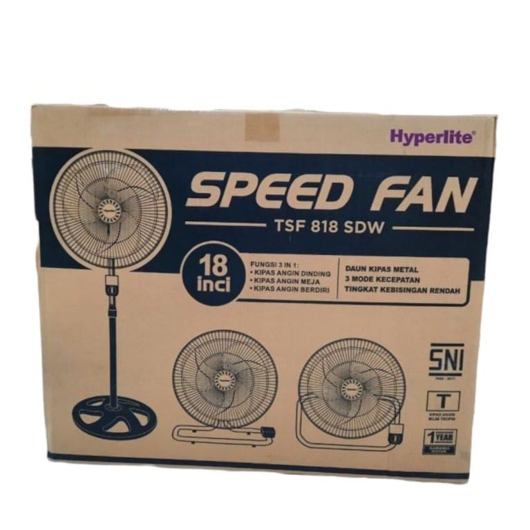 IDOLMART Kipas Angin 3 in 1 Besi 18 Inch Garansi motor 1 Tahun 18 Inch Kipas Multifungsi Advance / Hyperlite / Niko