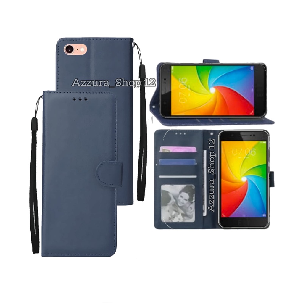Case Flip For VIVO Y69 Soft Case Flip Wallet Flip Cover Leather Premium Sarung Buku Casing HP