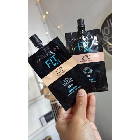 Foundation maybelline fit me sachet