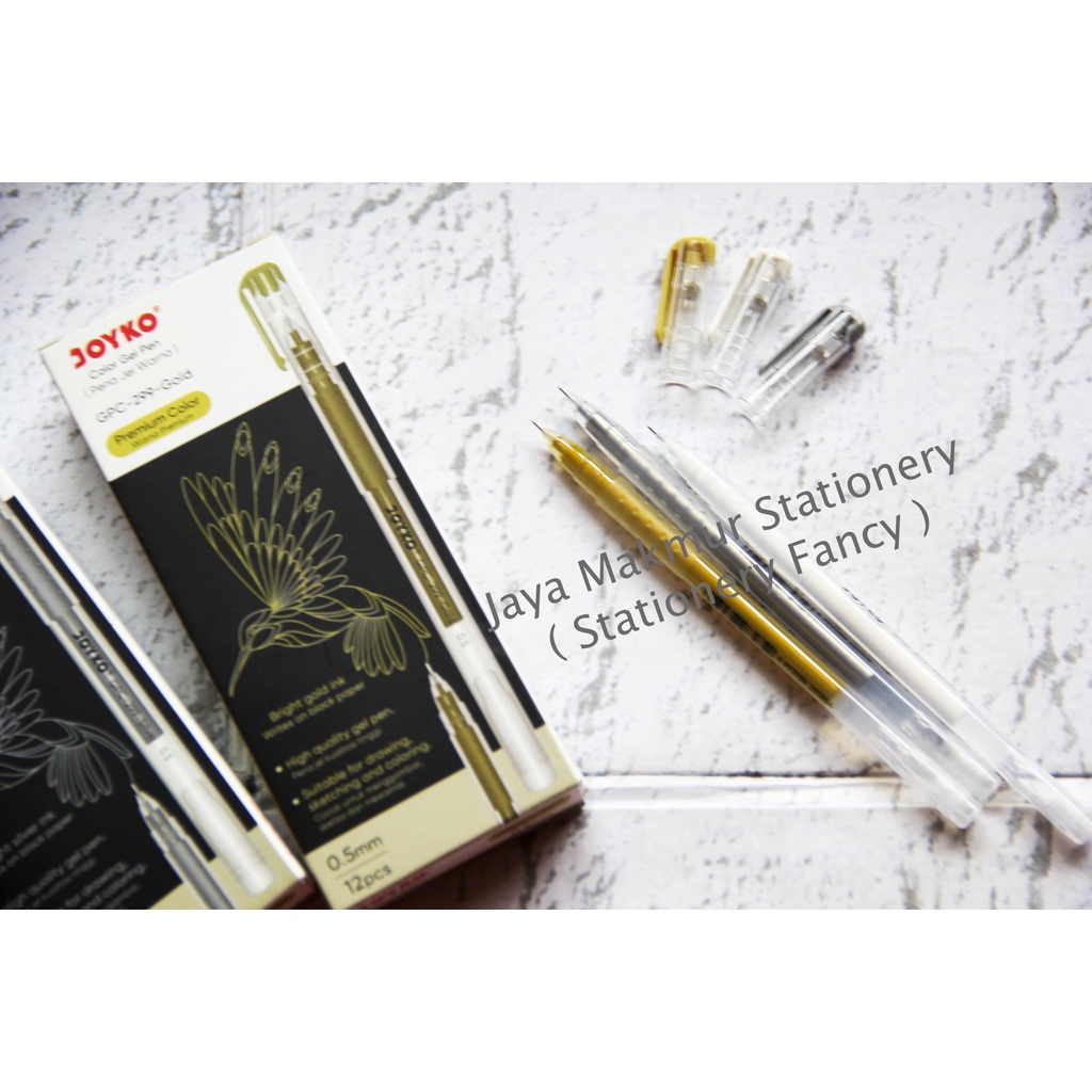 Pen Gel Joyko GPC-299 Premium Color 0.5 mm (1 lusin)