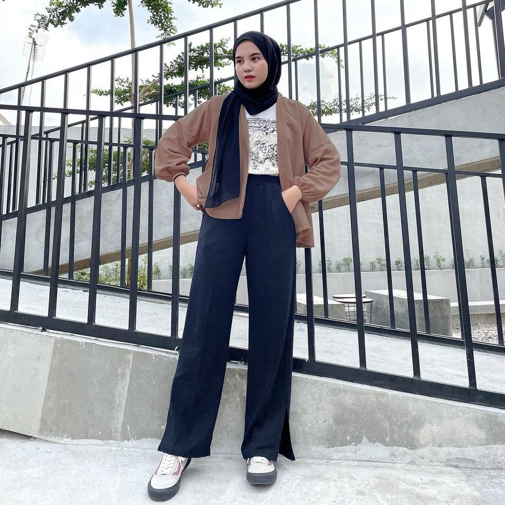 BEFAST - ZSO OOTD WANITA CARDIGAN SHANA / EMMA BALON CARDIGAN CREPE / Fashion kekinian Wanita / OOTD Daily Wanita Kerja/Kampus / Terlaris / Pakaian Wanita Casual / Cardigan Polos Formal / Outer Kekinian remaja ABG / Outfit Wanita Hijab Style