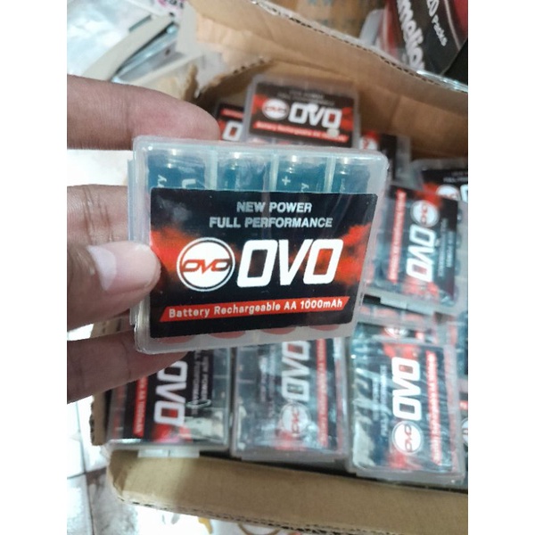 BATERAI OVO 1000MAH + BONUS TEMPAT BATERAI