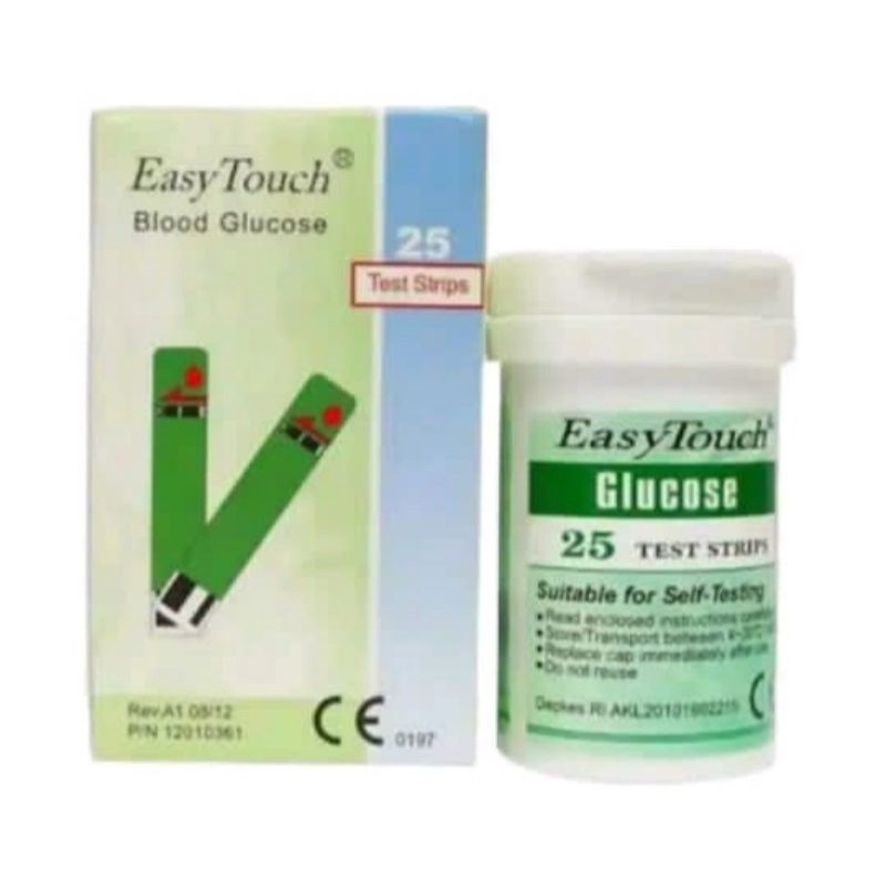 Strip Easy Touch Cek Kolestrol - Gula Darah Glucose - Asam Urat Uric Acid