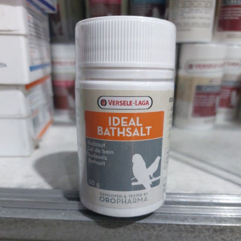 Ideal Bathsalt 50gr Campuran Mandi Burung Verselelaga Serbuk Garam Orange Bathub