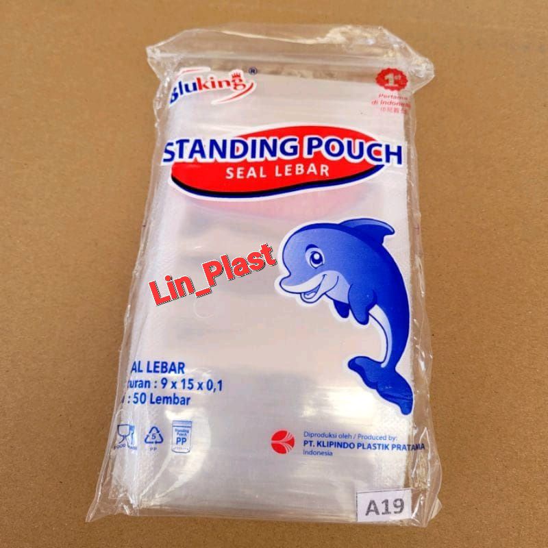 STANDING POUCH DOUBLE SEAL 9x15 50lembar