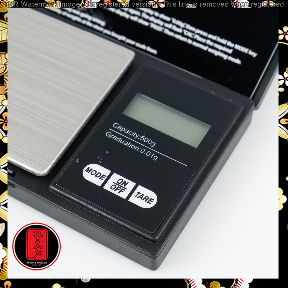 Taffware Digipounds Pocket Scale Timbangan Mini Perhiasan Emas 0.5kg Akurasi 0.01g - VSW0083 - Black