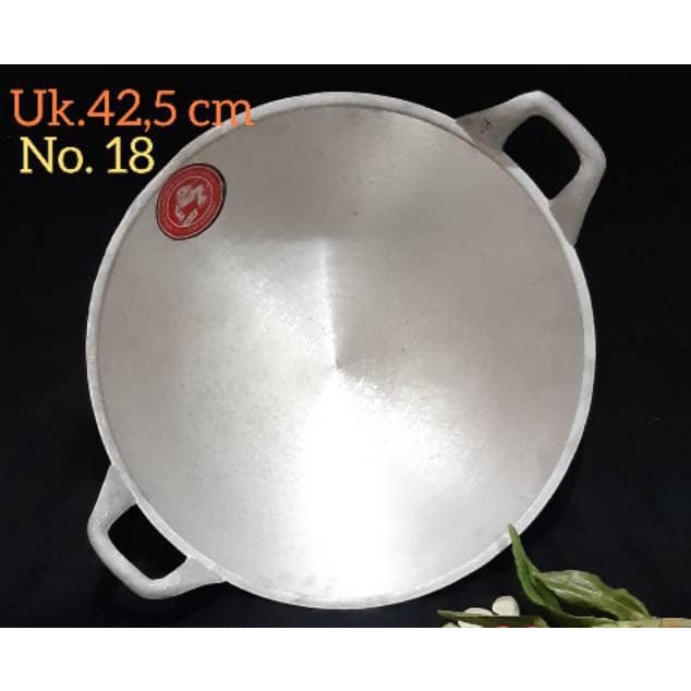 Wajan Kuali Besar Termurah Alumunium Tebal No.18 (42,5cm)