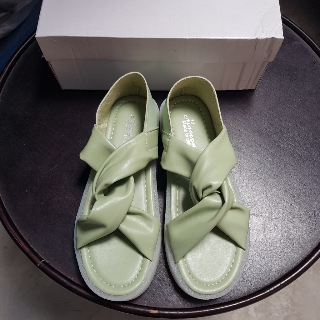 [✅BISA COD] 2049 SANDAL WANITA IMPORT SELIP SIMPUL SIMPLE (REAL PICTURE)