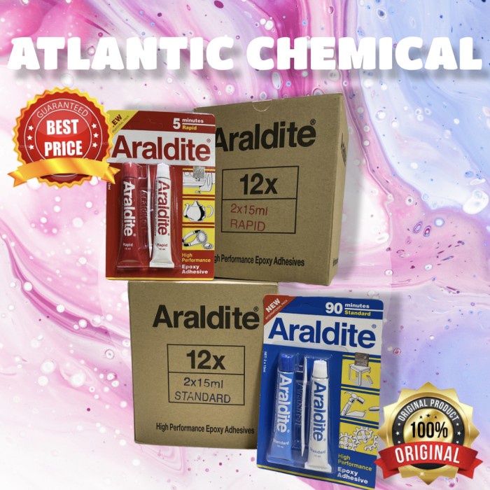 Lem Araldite Merah Biru / Lem Araldite