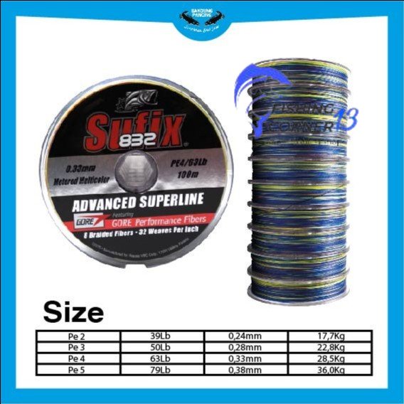 Senar PE Sufix 832 Connecting - Neon Lime, 20Lb