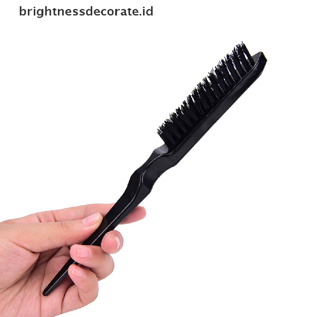 [Birth] 1pc Sikat Penata Rambut Menggoda Sisir Punggung Sikat Rambut Sisir Styling Garis Ramping [ID]