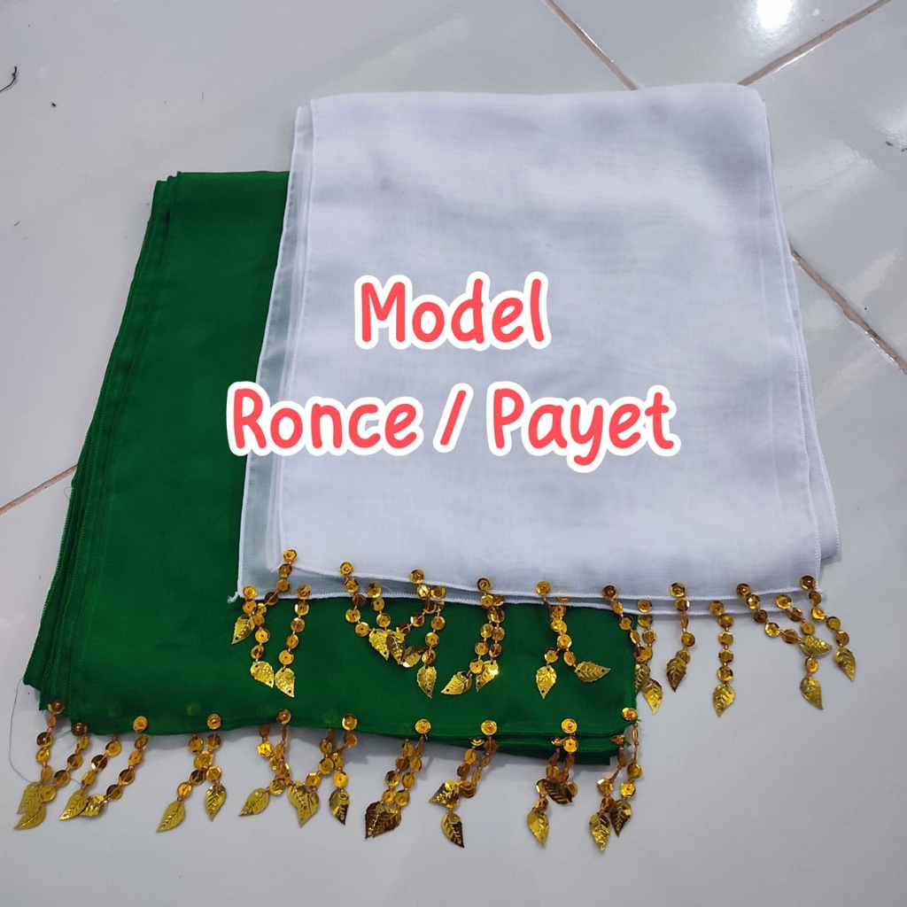 Selendang Bali Senteng Murah 2,4 Meter Selendang Sifon Hycon Ikat Pinggang Kebaya Bali