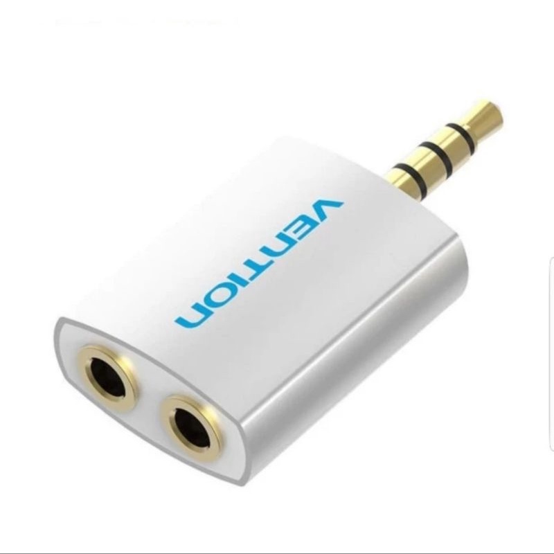 Vention BDAW0 Aux Audio splitter 4 pole 3.5mm male to 2 3.5mm female