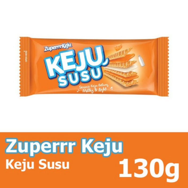 

ZUPERRR KEJU SUSU 130GR WAFER SUPER KEJU RICHESE