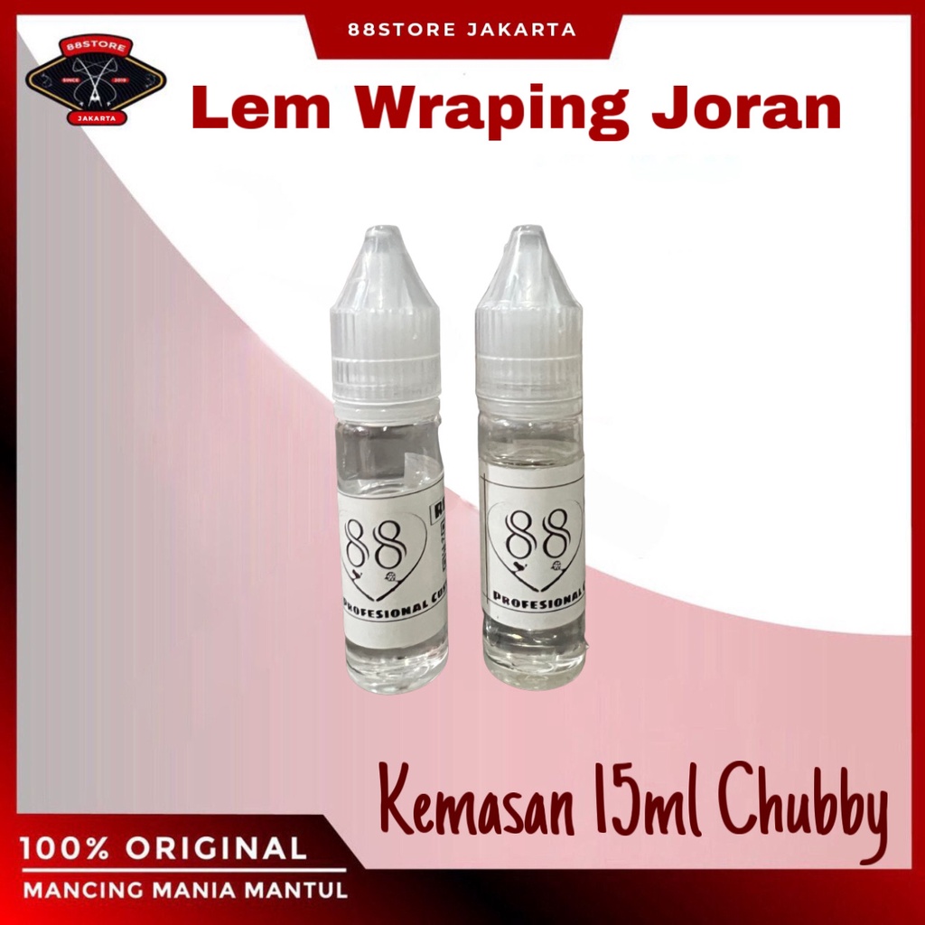 88storejakarta lem resin epoxy khusus untuk custom wrapping joran - botol chubby gorila