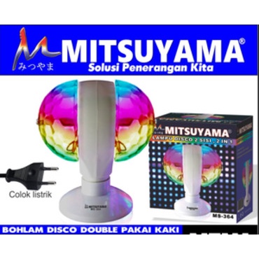 COD Lampu Disco Putar 2 Sisi 2in 1 Mitsuyama MS-364