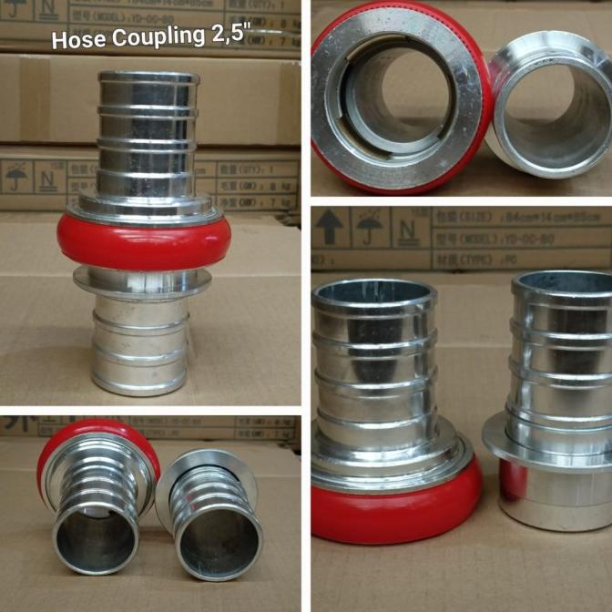 Hose Coupling Machino 2.5" Bahan Aluminium
