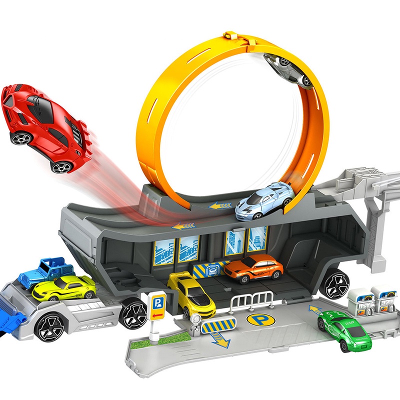 Mainan Garasi Super Car Deformed Fire Truck Super Storage Diecast | Mainan Mobil Mobilan