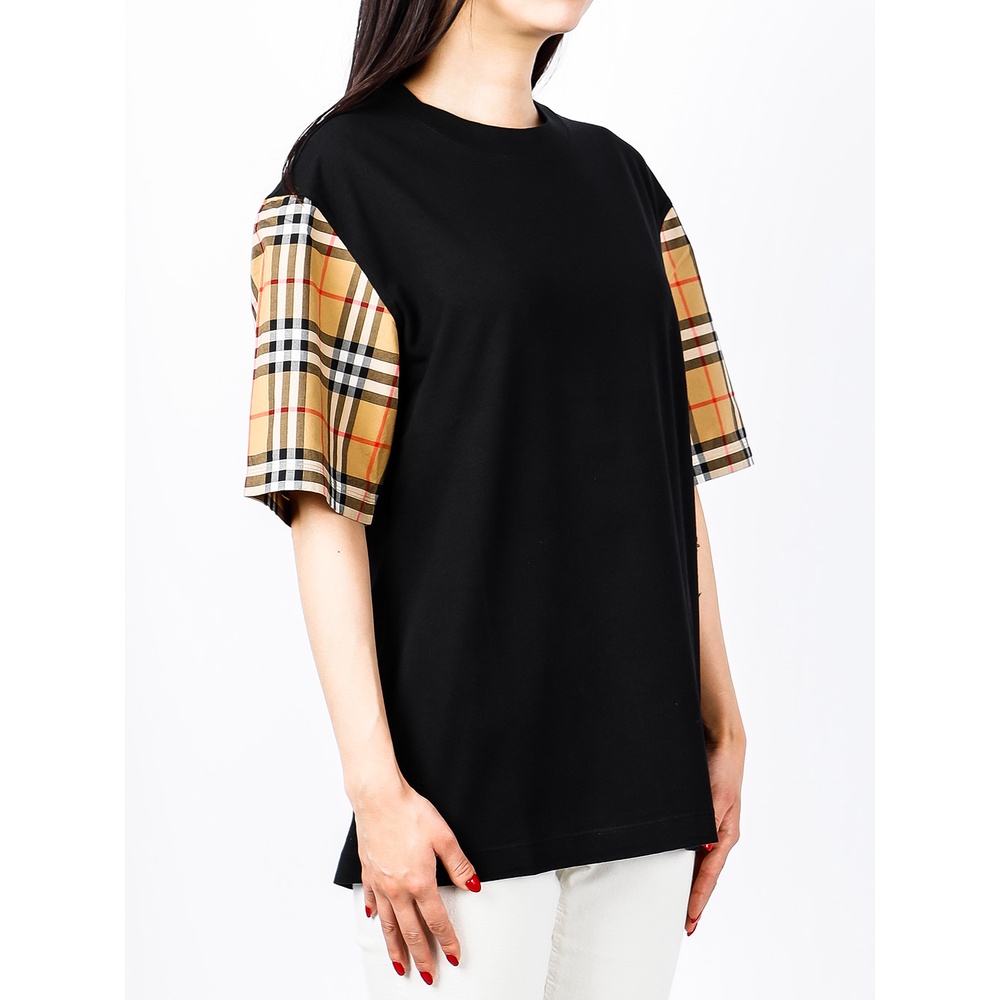 Brberry Carrick Serra Oversize Tee Black 100% Original