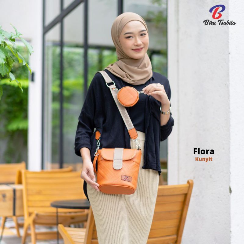 flora bag biru tsabita
