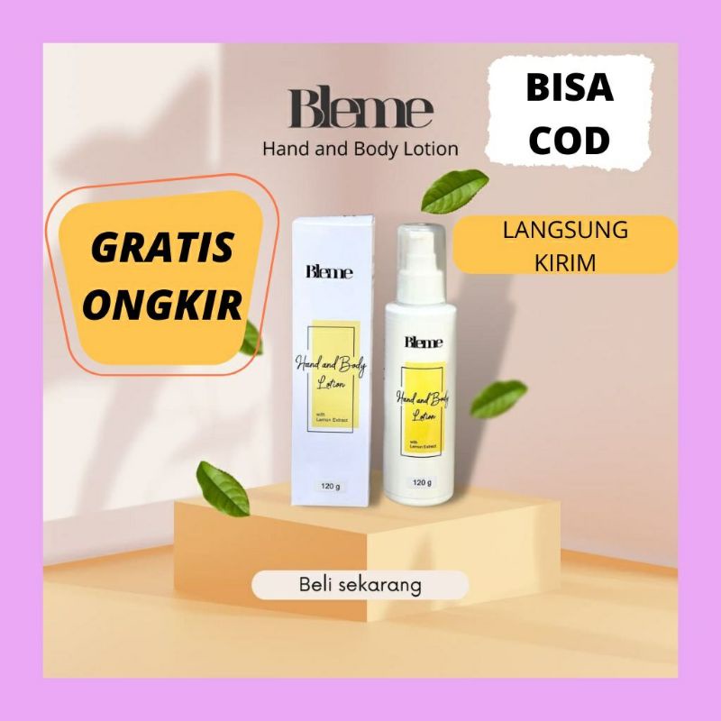 KULIT CERAH BERSINAR Hand Body Lotion Pemutih Bleme Body Lotion Viral Tik Tok Glow Up Bpom Lotion Pemutih Permanen Pencerah Kulit Seluruh Tubuh BLEME Body Lation Whitening BPOM Body Lotion Penghilang Bekas Luka Body Lotion Pemutih Badan Whitening 120 g