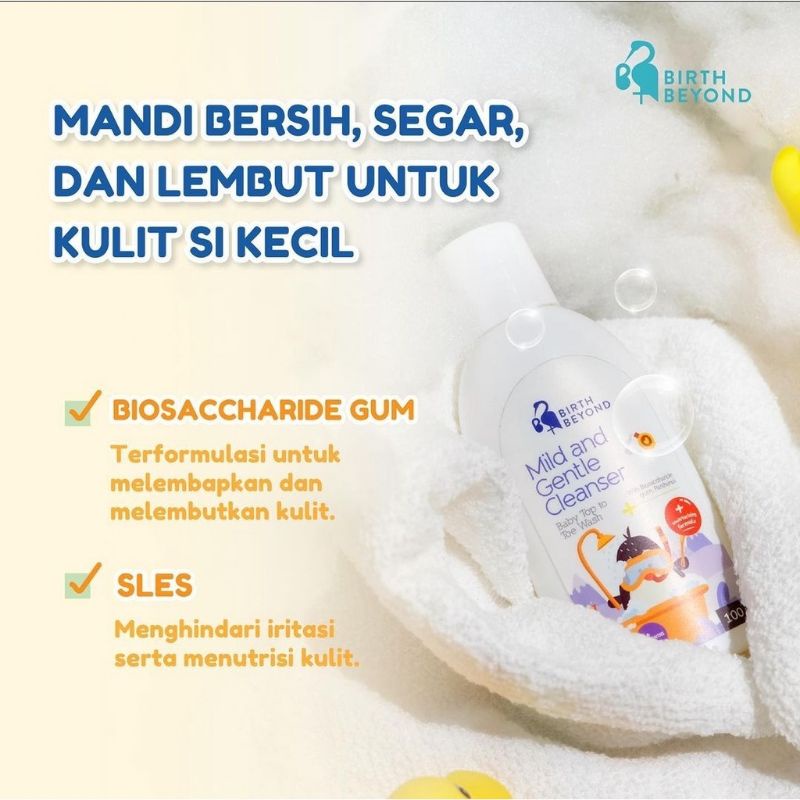 Birth Beyond Mild and Gentle Cleanser 100ml | Sabun Badan dan Rambut Bayi