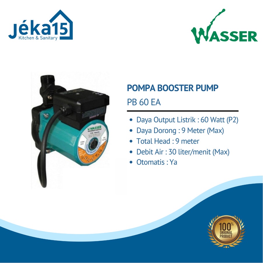 BOOSTER PUMP WASSER PB 60 EA