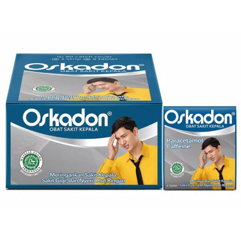 OSKADON (Obat Sakit Kepala) Eceran 1 Strip 4 Tablet