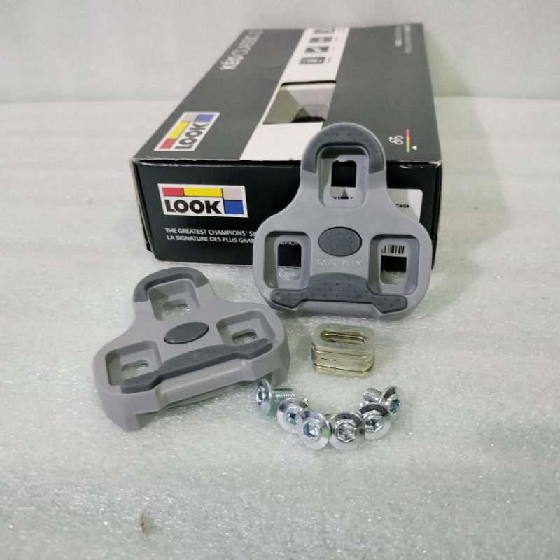 Cleat / tapal Look Keo For Pedal - Grey | Cleat Sepeda Roadbike