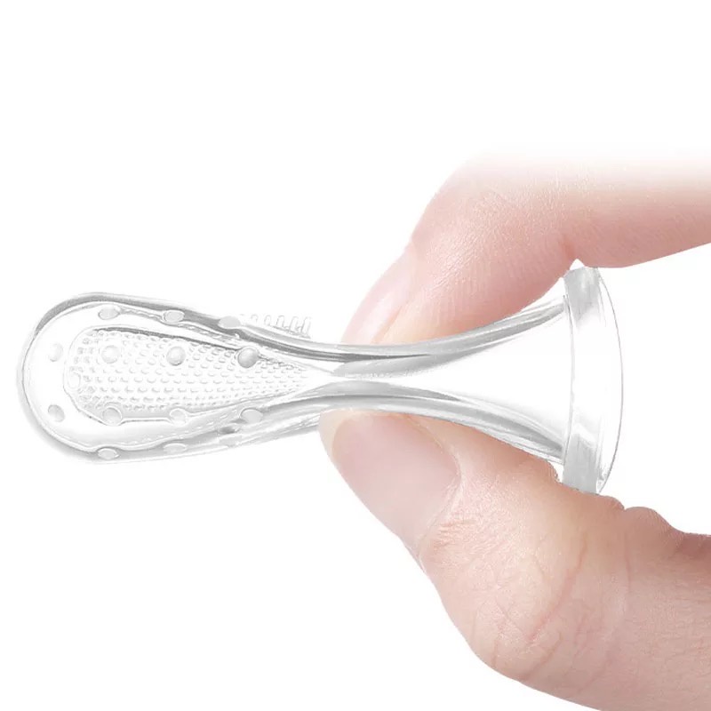 [IZUNA] SIKAT GIGI BAYI SILICON / TOOTH BRUSH BABY / SIKAT GIGI LIDAH BAYI / SIKAT GIGI BAYI MURAH PACKING OPP