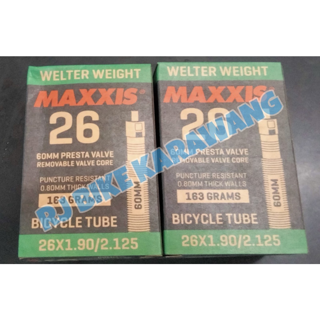 BAN DALAM MAXXIS WELTER WEIGHT 26 X 1.90/2.125 PRESTA VALVE 60MM