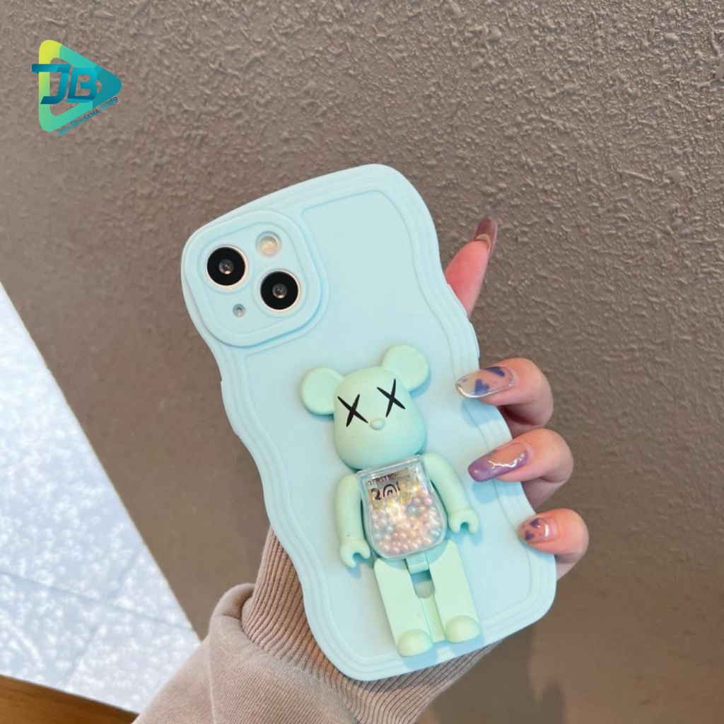 BK SOFTCASE SILIKON WAVE WAVY GELOMBANG WARNA STAND 3D KARAKTER FOR VIVO Y51 2020 Y53S Y53 Y75 Y55 T1 Y50 Y30 Y30I Y83 Y91 Y95 Y93 V5 Y66 Y67 V7+ V21 V25E V255G V25 S15 PRO JB6601