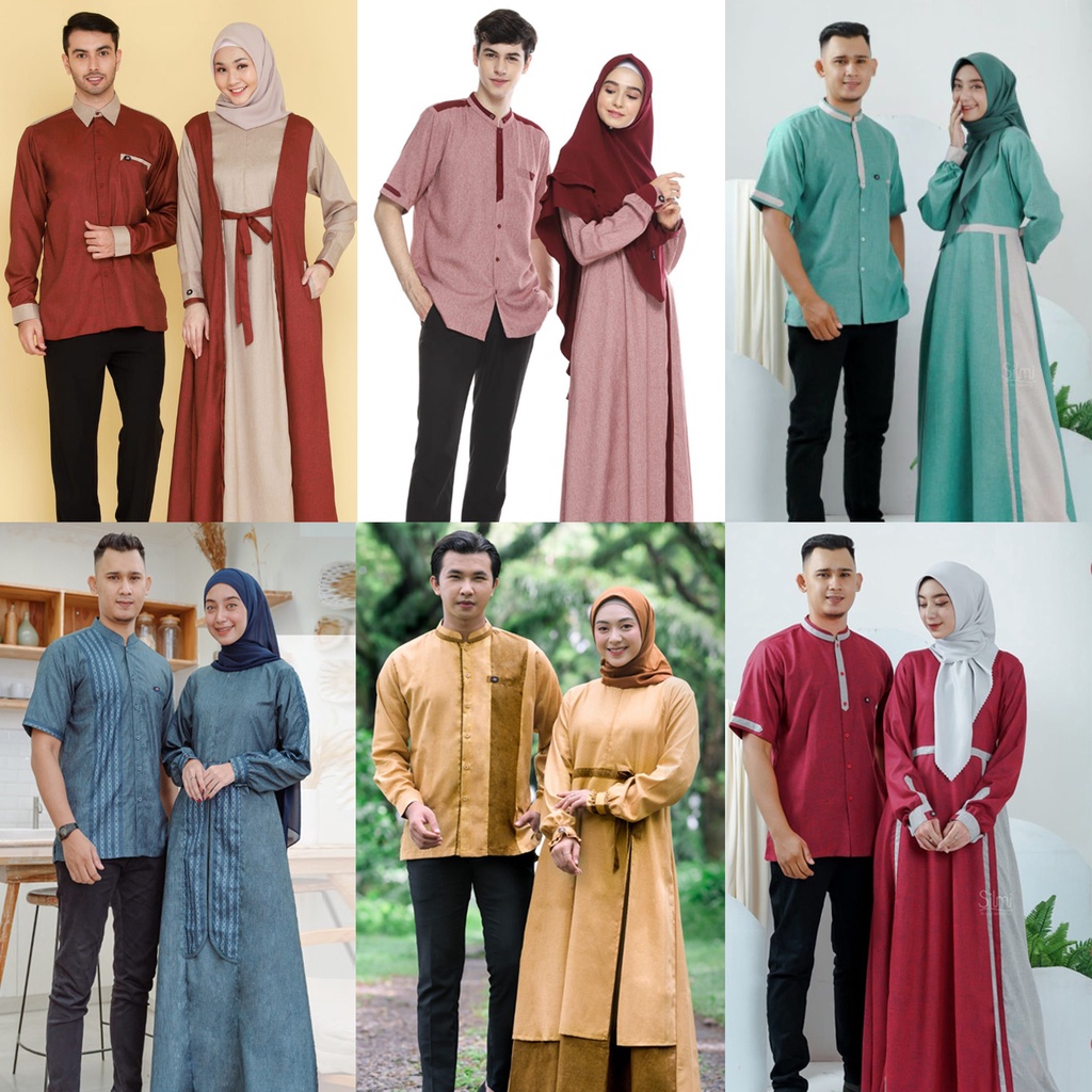 Obral Cuci Gudang Gamis Syari Couple 1