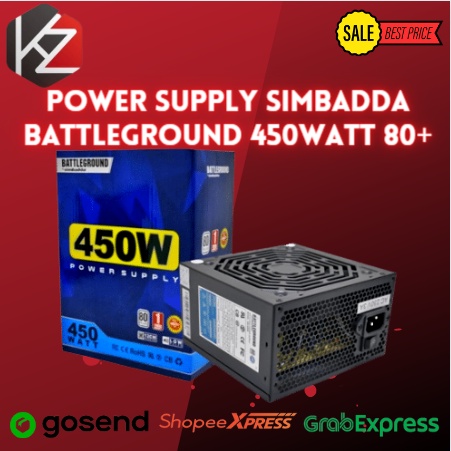 Power Supply Simbadda Battleground 450Watt 80+ - PSU GAMING