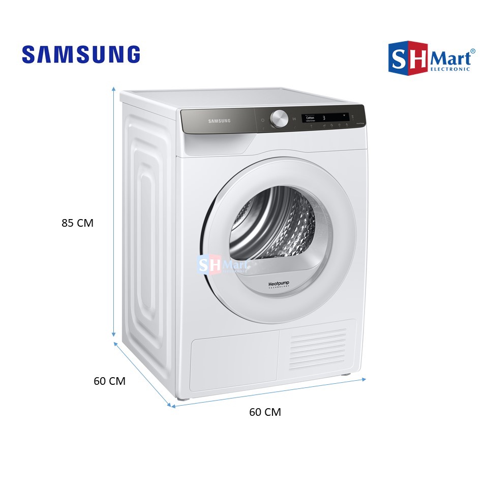 MESIN PENGERING PAKAIAN DV80T5220TT / DV80T KAPASITAS 8 KG DRYER 800 WATT GARANSI RESMI